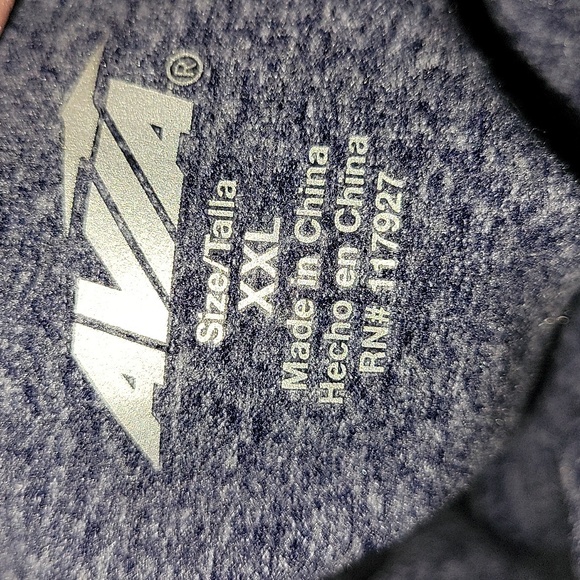 Avia Pullover Drifit Shirt Size XXL Heathered Blue - Picture 2 of 15